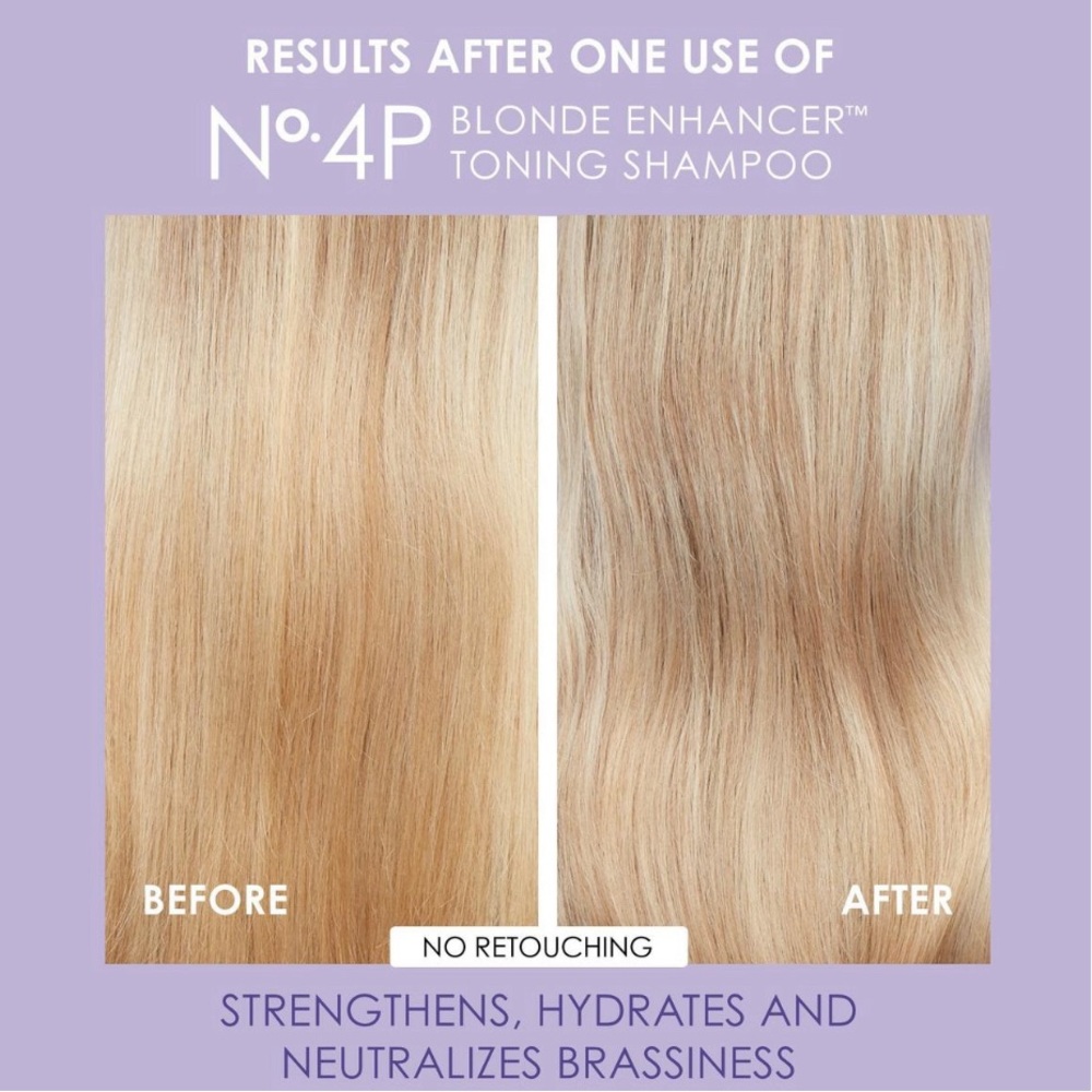 COPY - OLAPLEX No. 4P Blonde Enhancer Toning Shampoo, new! (#2) - Picture 4 of 5